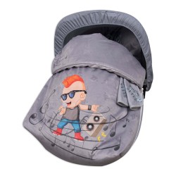 Sack Grupo 0 Raincoat with hood and covers Harness Music
