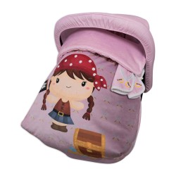 Sack Grupo 0 Raincoat with hood and covers Harness Pretty Pirate