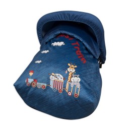 Sack Grupo 0 Raincoat with hood and covers Harness Train