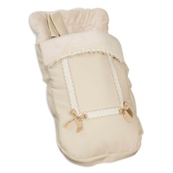 Sack chair covers Leather Harness Beige