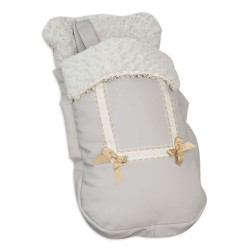 Saco cadeira com coberturas de couro harness grey