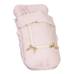 Sack Chair with Leather Harness Pink Covers