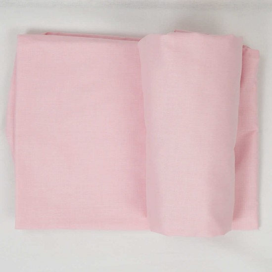 Lote 2 baixos 100% algodão. ajustável com goma. (rosa, minicot 70x50)