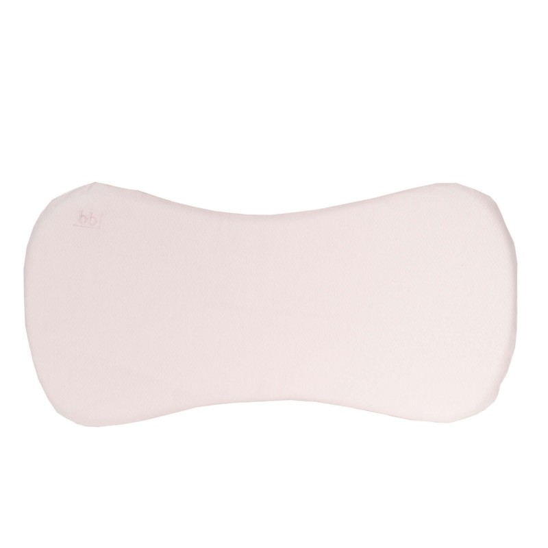 Almofada Ergonômica para Berço em Piqué Rosa