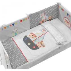 Edredão berço e protector 60 x 120 pirata interbaby