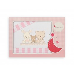 Crib Sheet Set Love Pink Interbaby