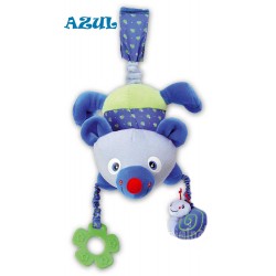 Rattle and temblón azul velcro saro