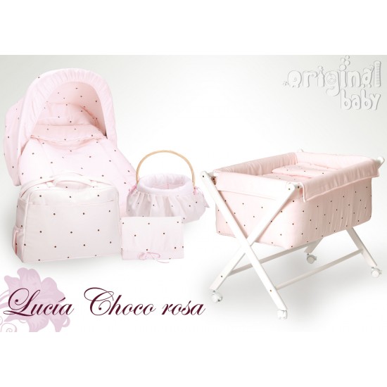 Bebê Blanket Lucia Choco rosa