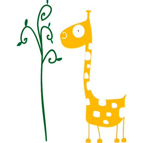 Girafa vinil decorativa 2