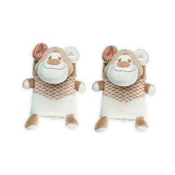 Safety Belt protects beige teddy