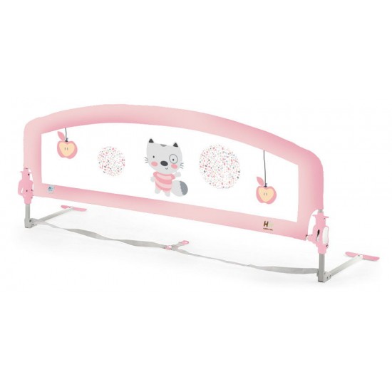 Cama barreira super alto rosa bebê (camas de rodízio)