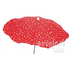 Pellets bebê guarda-chuva vermelho