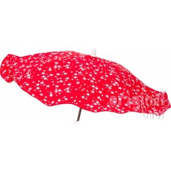 Bebê guarda-chuva vermelho estrellitas