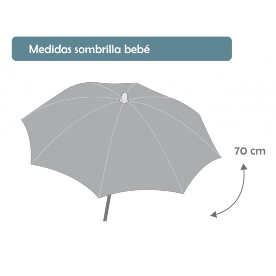 Cashmere celeste cadeira guarda-chuva