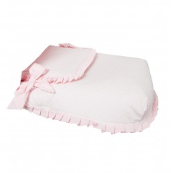 Capazo coverlet love Pink