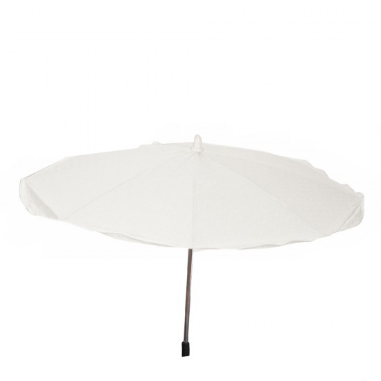 Branca algodones cadeira guarda-chuva