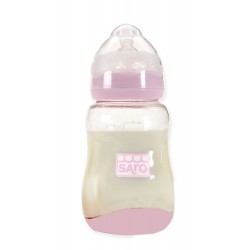 Boca larga biberões- 300 ml rosa