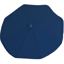 Marinha lisa guarda-chuva azul