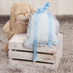 Snack Bag Blue Dots