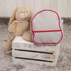 Nursery backpack poly red skin Gray