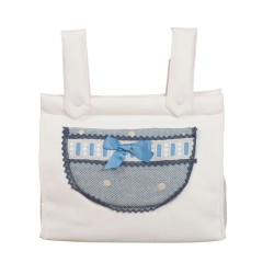 Cuddling Blue Leather breadbox